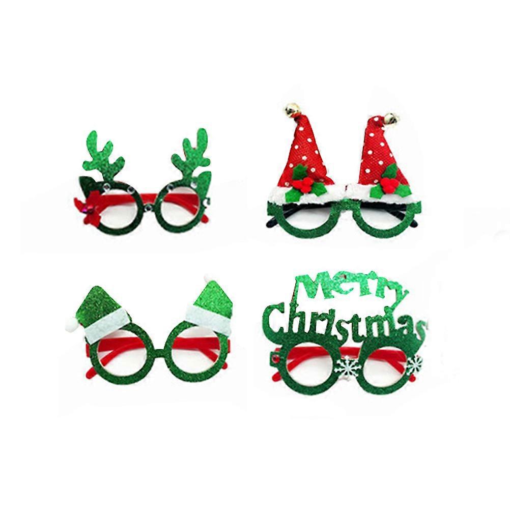 Xmas Glasses 6Pcs Assorted Color for Party Use with Unique Festive Style