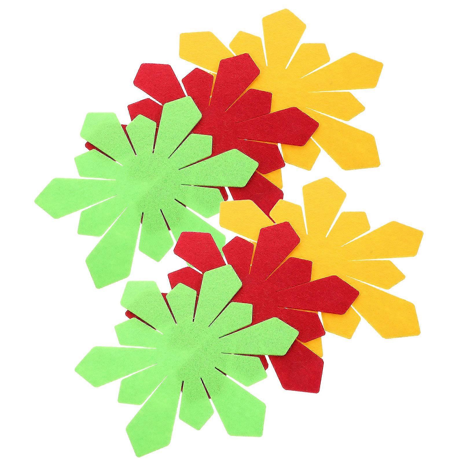 Easter Fabric Pot Protectors Set for Decoration 24Pcs Table Placemat Coasters