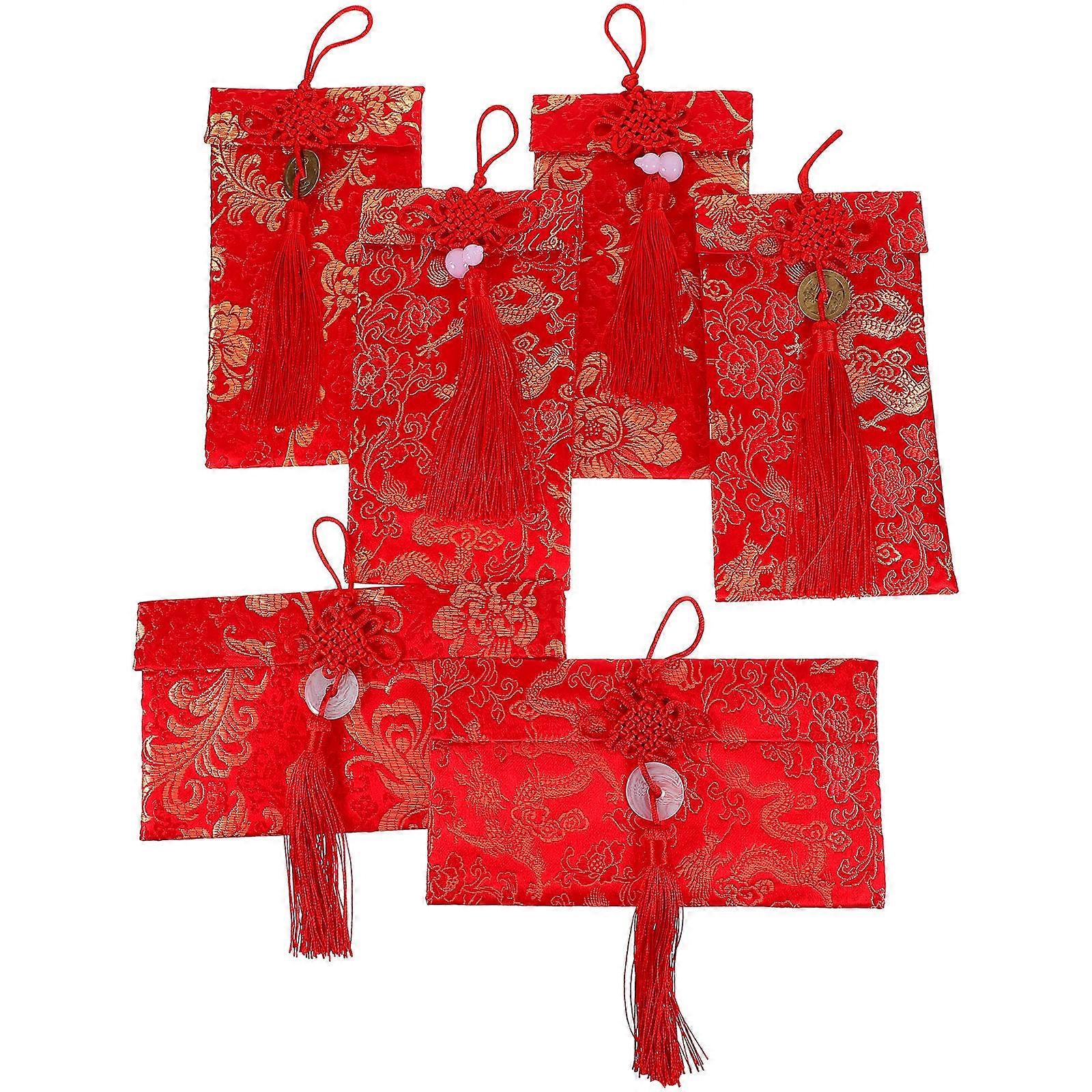 Chinese Coin Hongbao 12 Pcs Festive Style Suitable For Weddings With Rectangular Shape