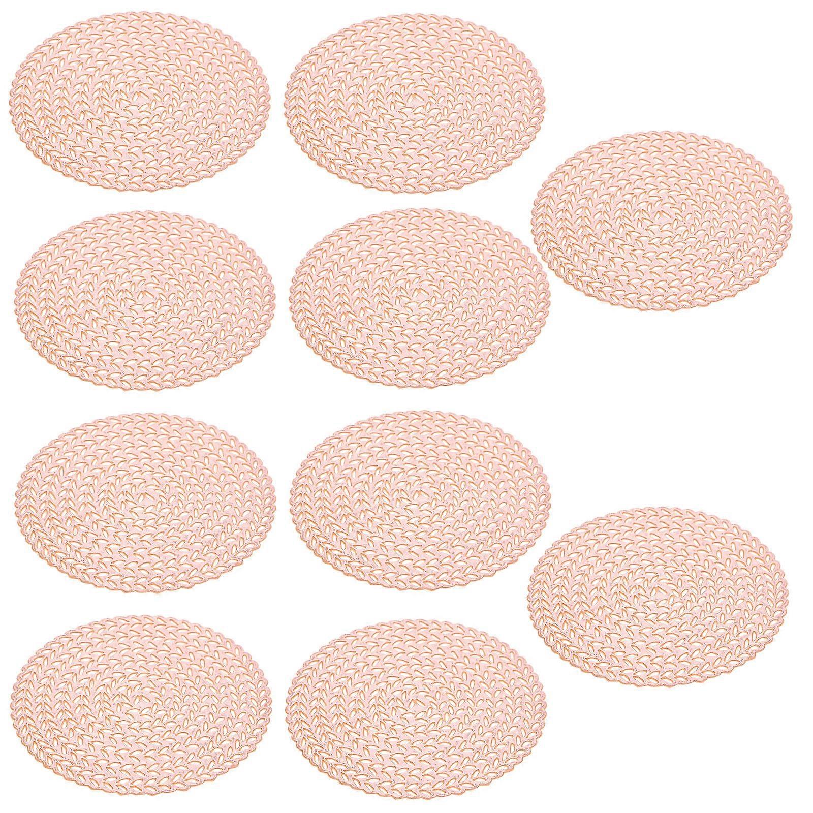 Coasters Set Hollow PVC Coasters for Celebration Table Use 20Pcs