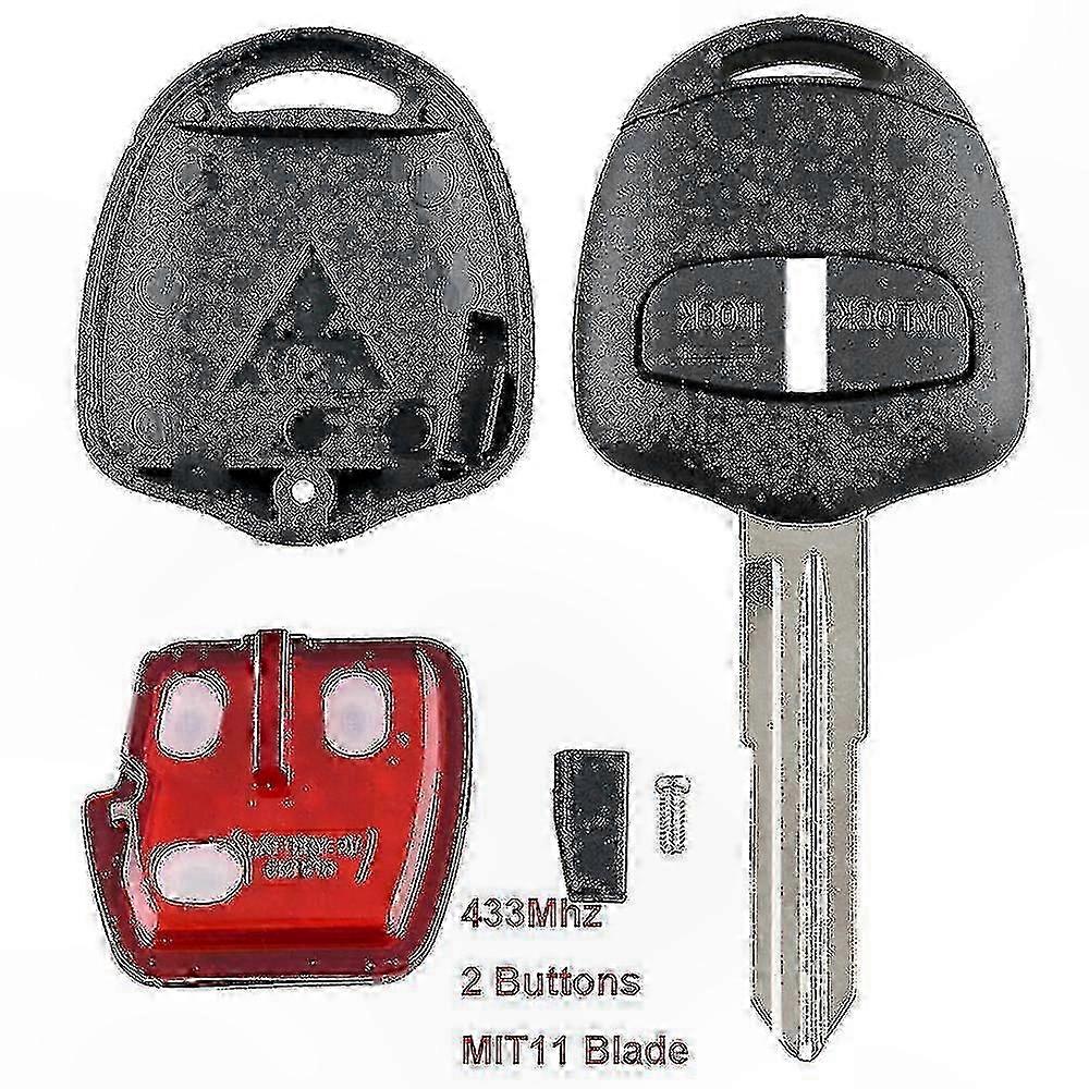 Remote Key Fob Case with ID46 Chip and Battery for  Vehicles