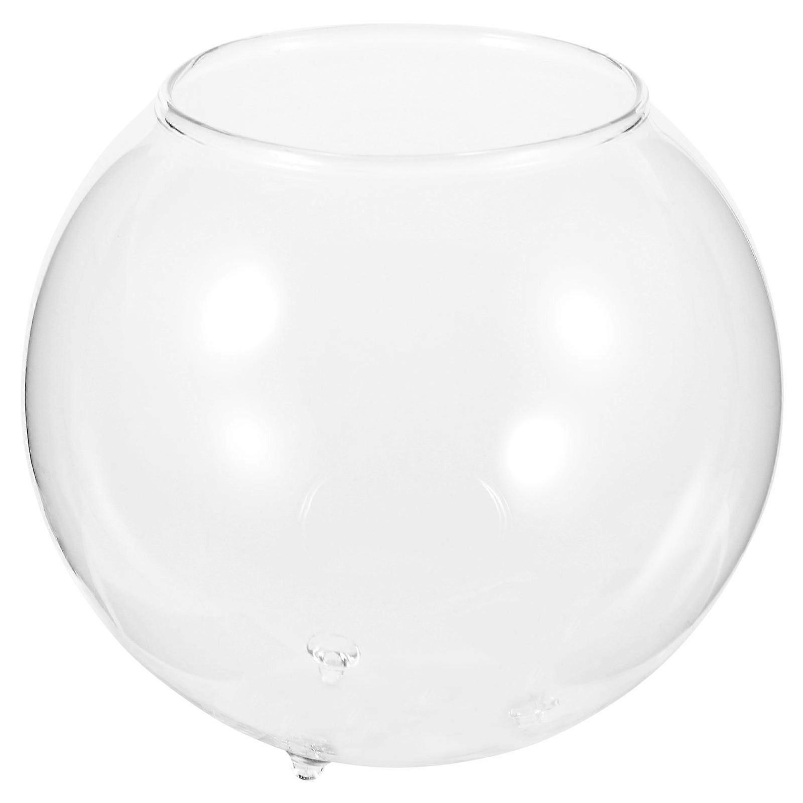 4Pcs Transparent Bowl for Home Multi-Function Aquarium Bowls