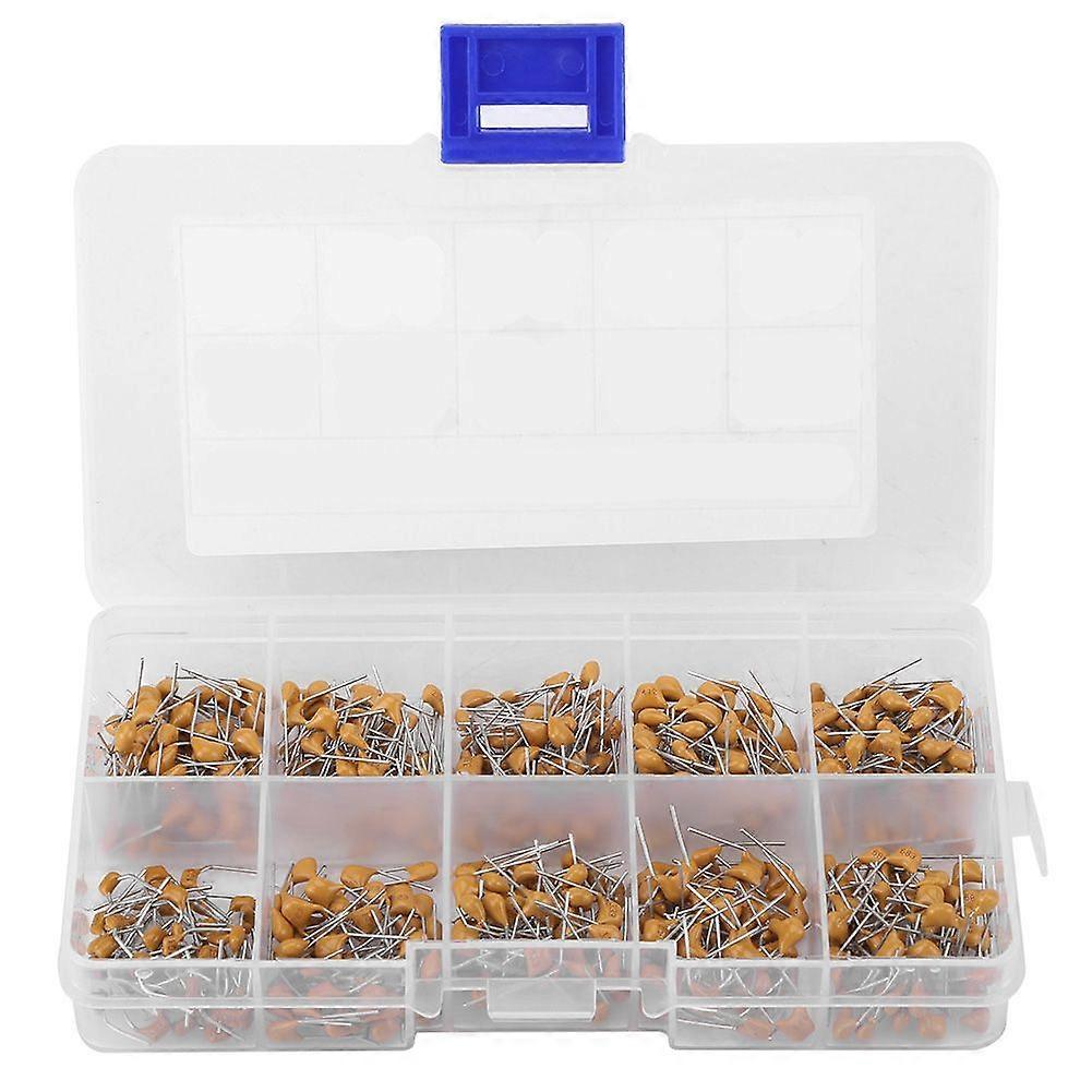 500pcs 10 Values 50V 1NF(102)-68NF(683) Monolithic Ceramic Capacitor Assorted Kit