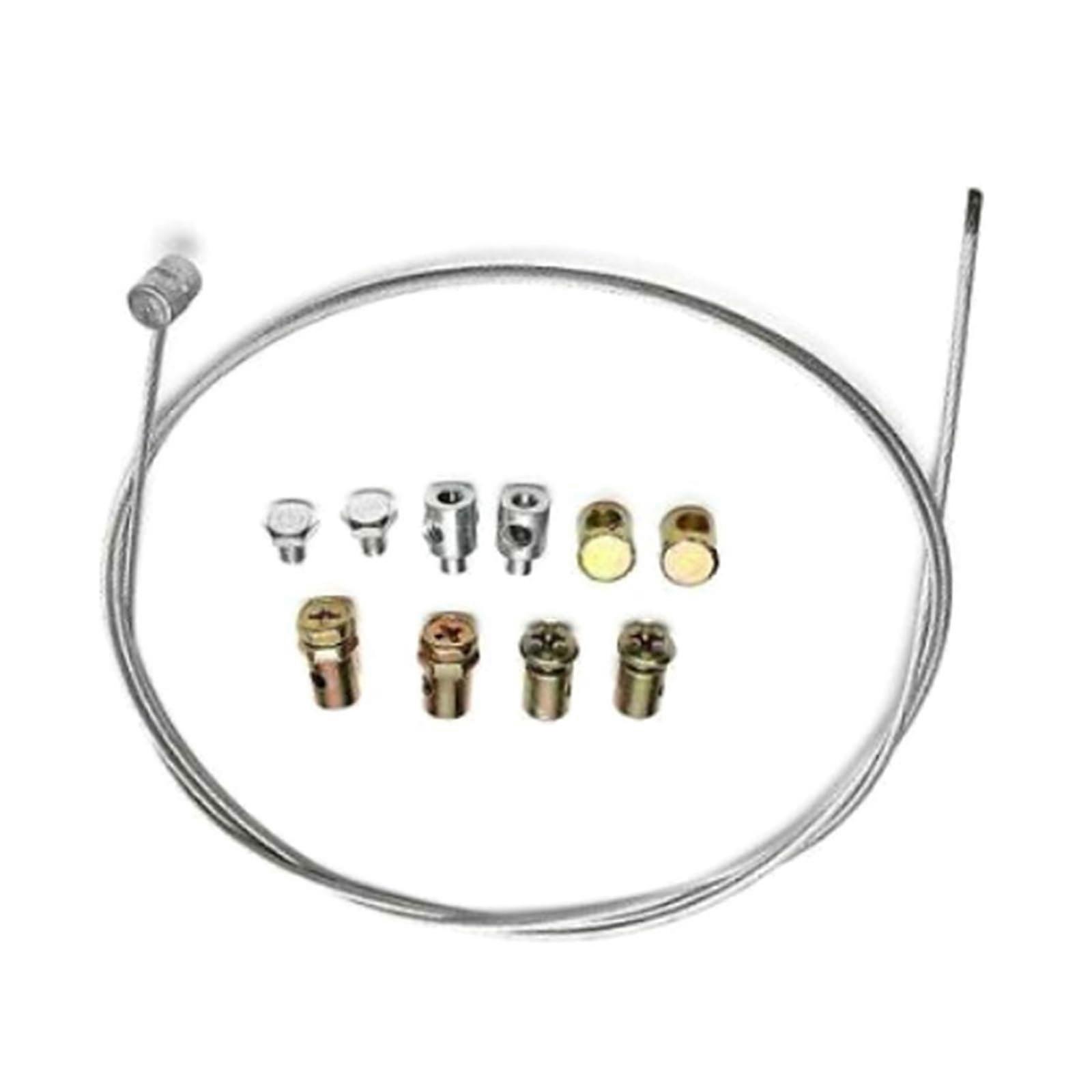Motorcycle Brake Cable  Set With Durable Metal Components And Installation Kit For Various Motorcycle Models