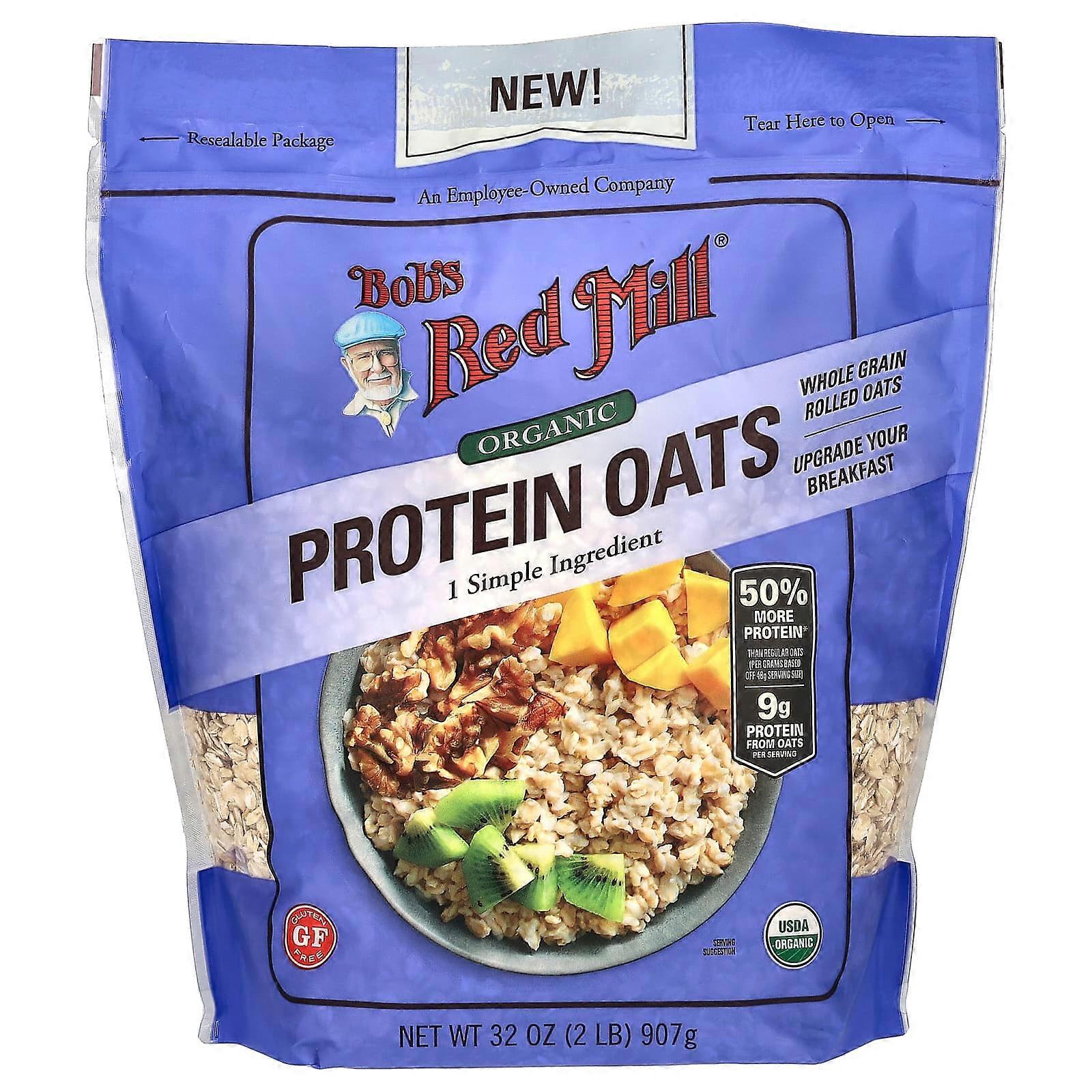 Organic Protein Oats, 32 oz (907 g)