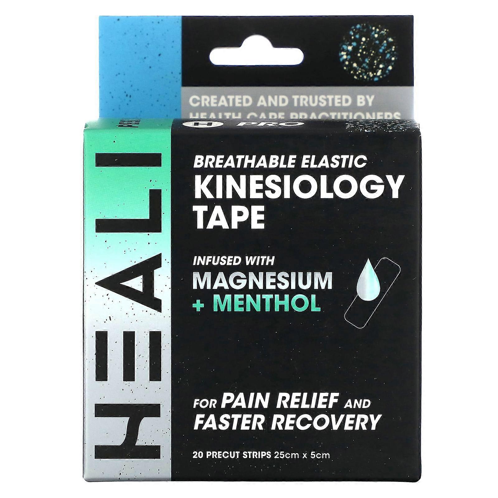 Breathable Elastic Kinesiology Tape, Splatter, 20 Precut Strips