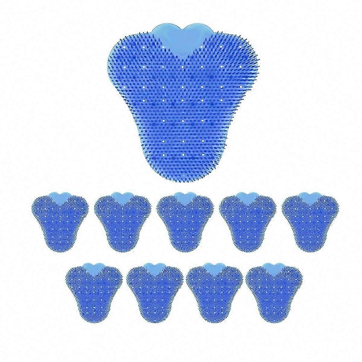 Long Bristle Anti-Splash Urinal Screen Mats Deodorizer 10pcs