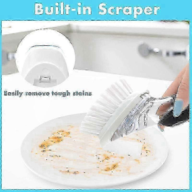 OXO dish brush refills - 4 pack durable replacement heads