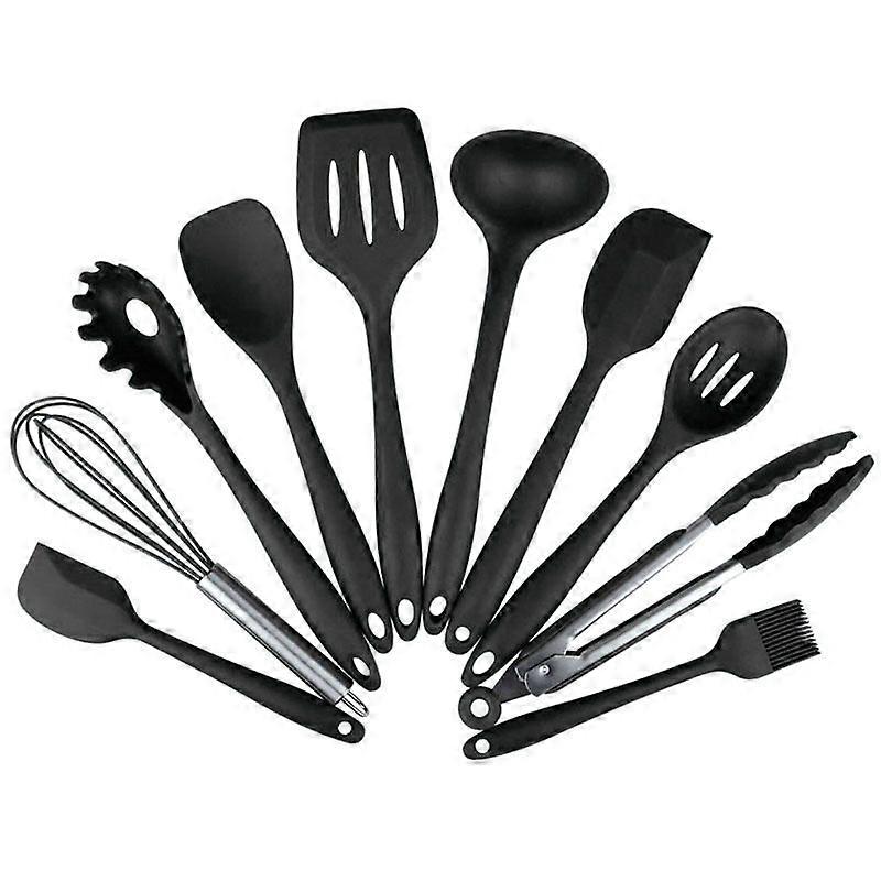 Silicone Cooking Utensils Cooking Spoons Kitchen Gadgets 10 Pcs Set Cooking