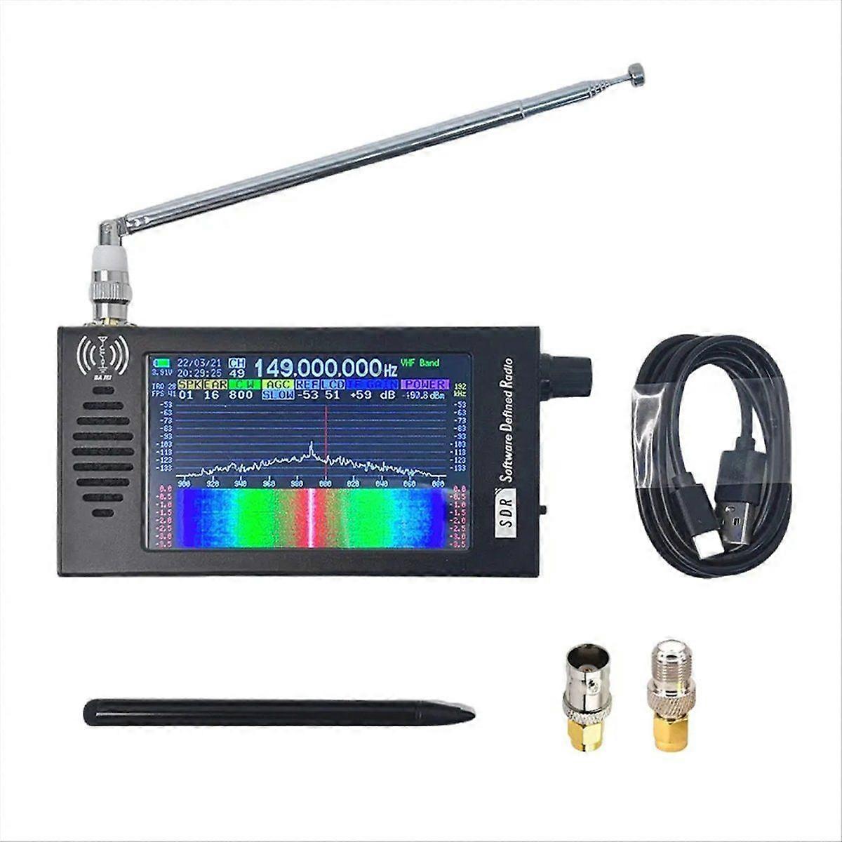 SDR Radio Shortwave Digital FM Radio Receiver Tranceiver SDR Demodulation Color Screen