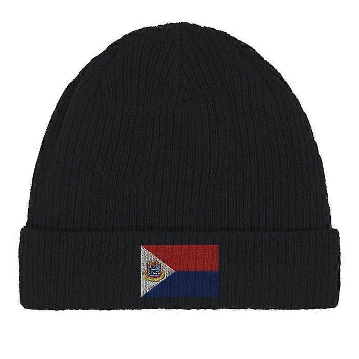 Saint Martin Flag Cap in Black