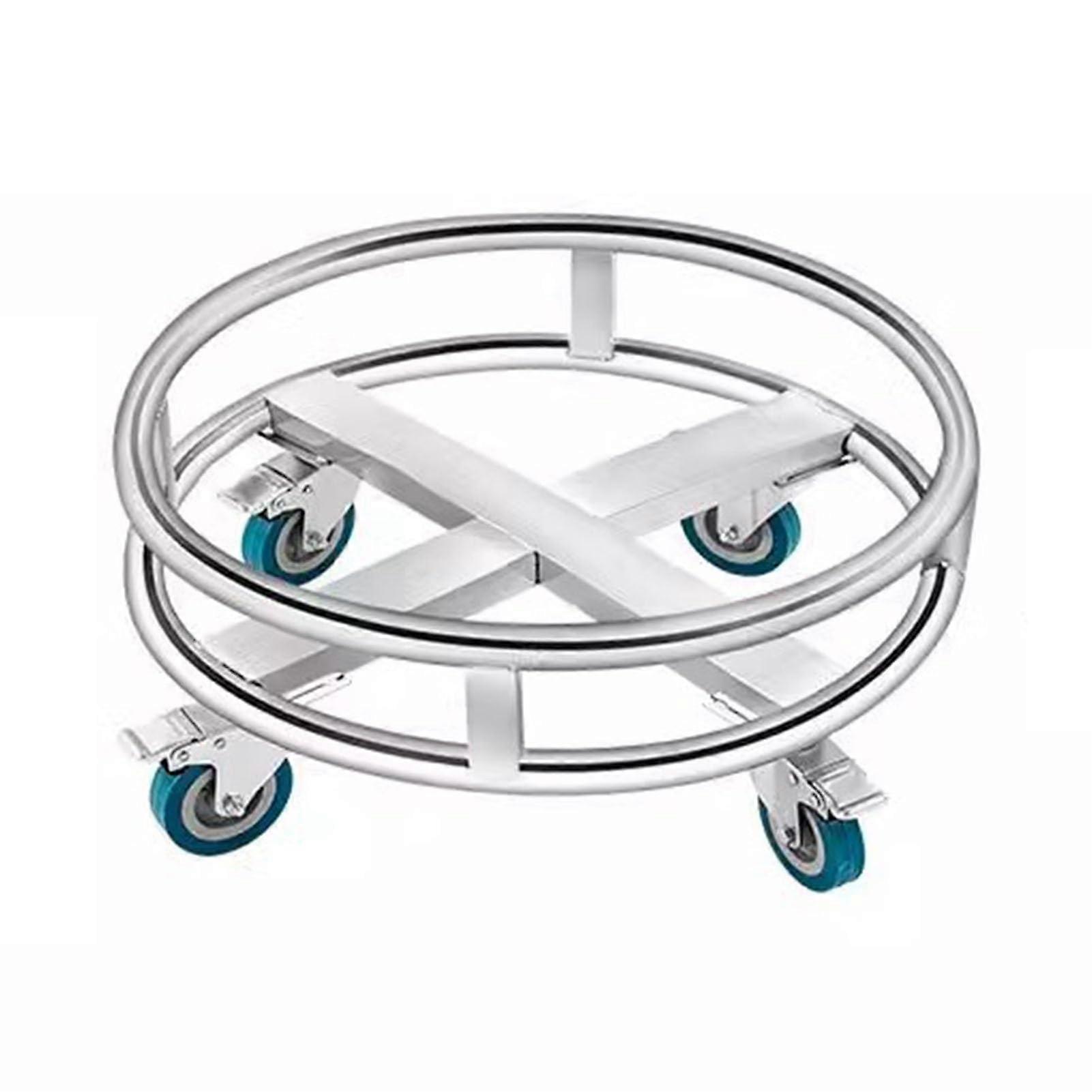 Heavy Duty Utility Cart For Moving Milk And Water Buckets  Rolling Cart For Home And Commercial Use With Sturdy Wheels