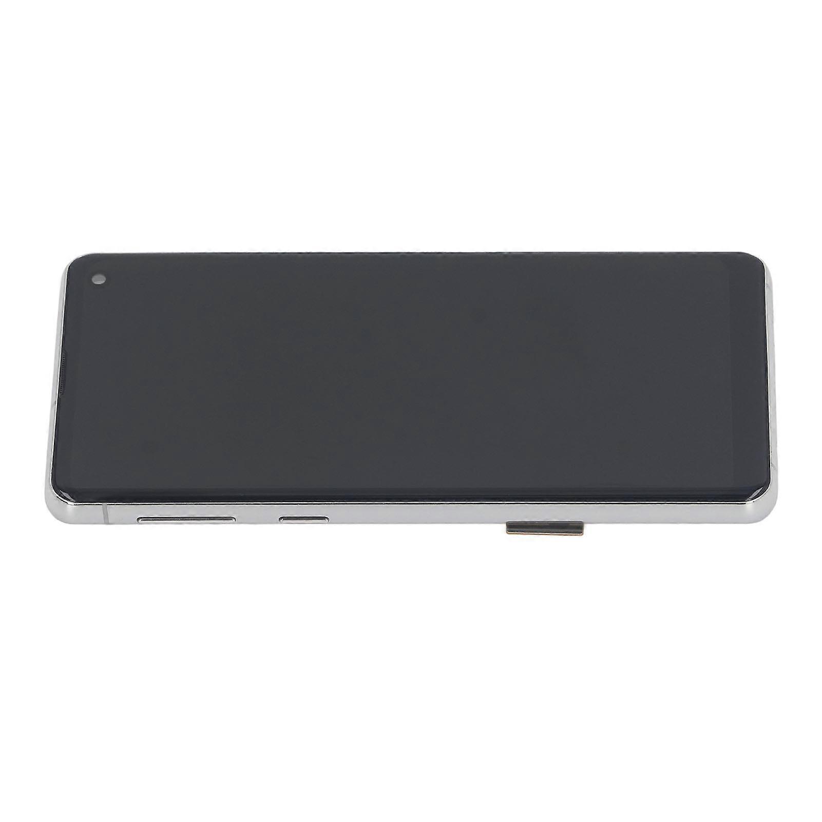 TFT Screen Replacement for Galaxy S10 6.05in with Frame Touch Screen Display Digitizer Assembly Repair Parts Without Fingerprint Function Silver 