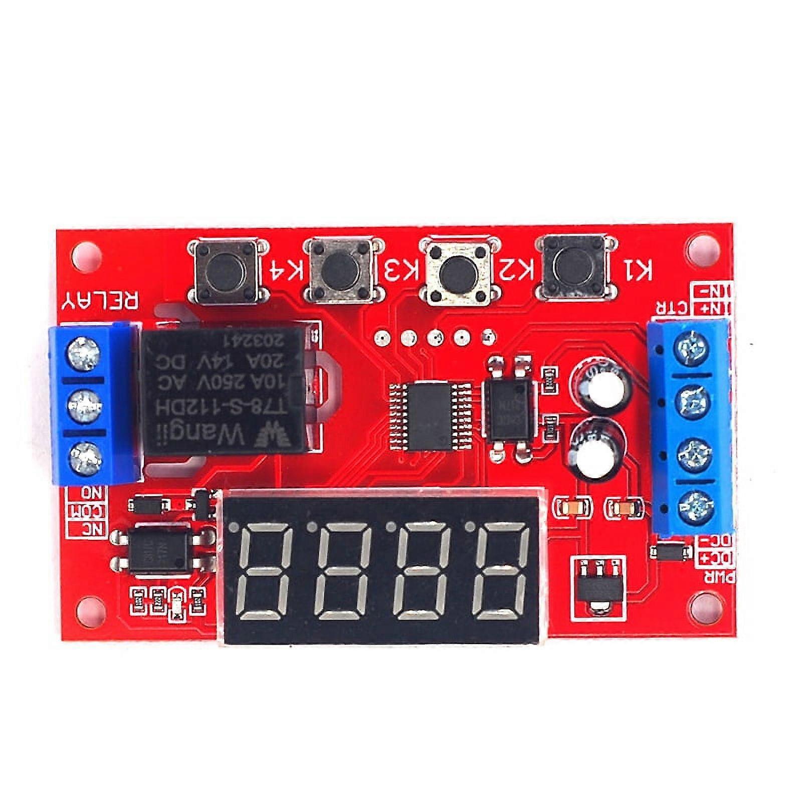 jixopn Delay Time Relay Module 32 Modes 20mA Multifunction Automatic Control (24V)