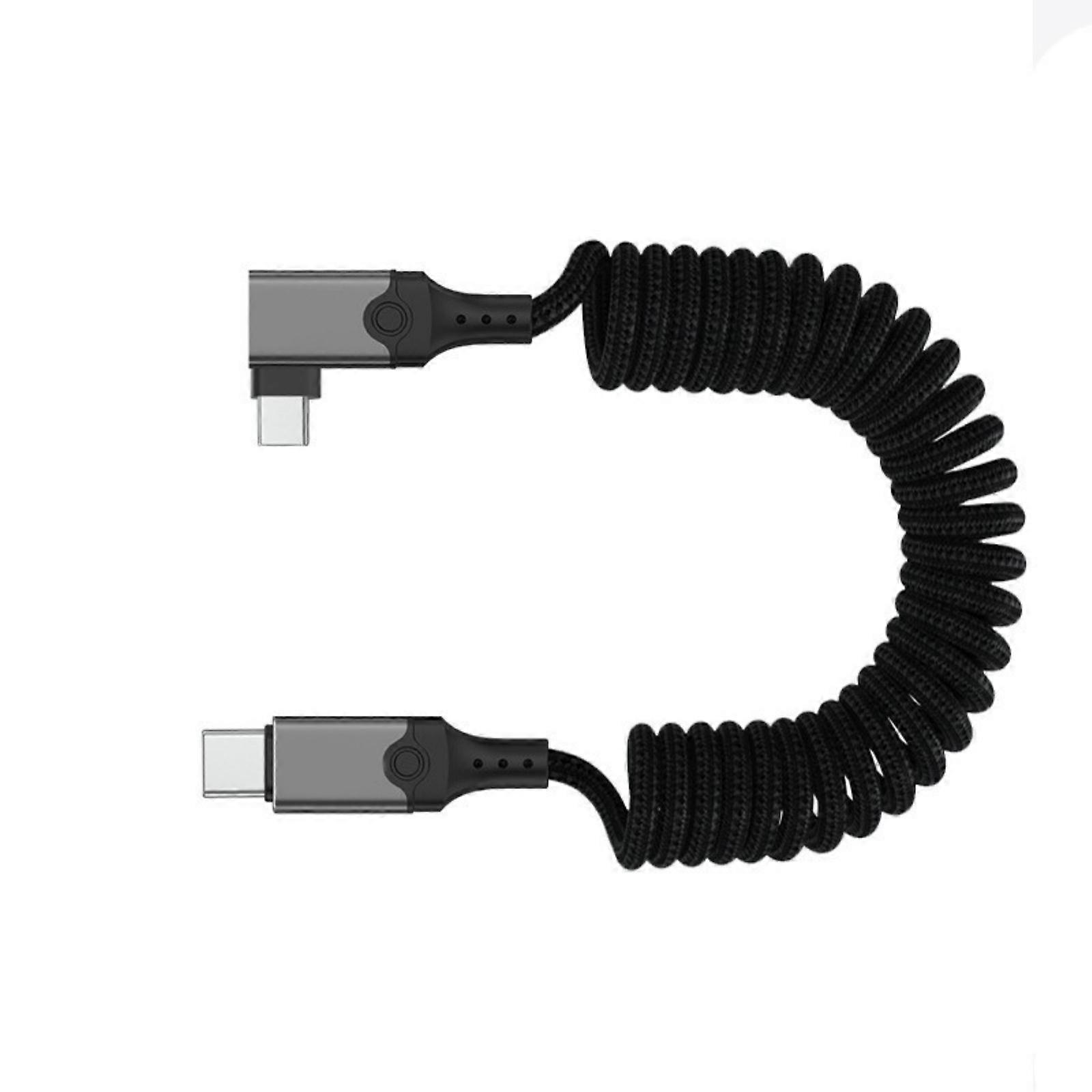 USB5 Braided Charging Cable 240W Power Delivery 80Gbps Speed 16K Resolution for Type C Electronics Multicolor