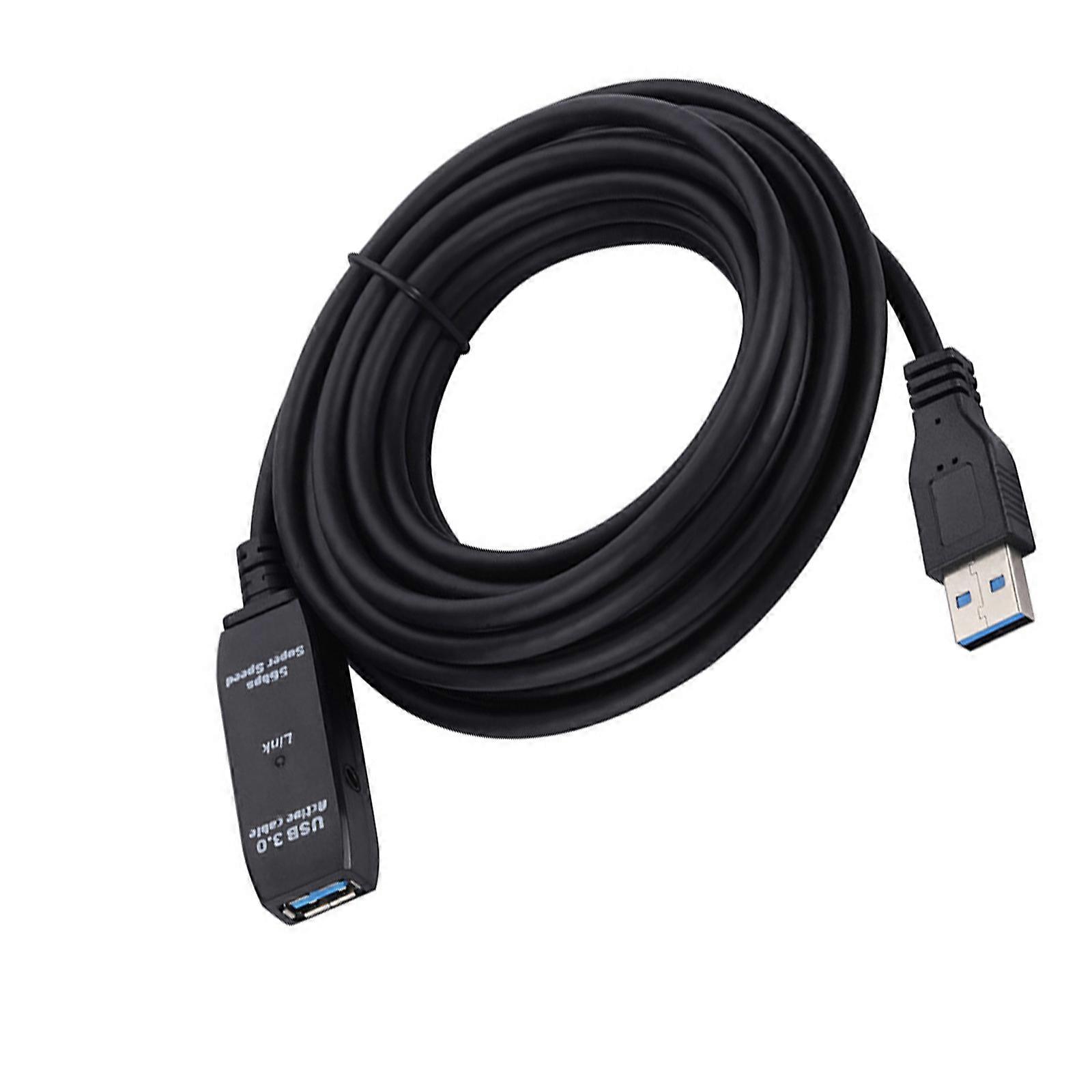 USB3.0 Male To Female Repeaters USB3.0 Extension Cord for Enhances Signal Stability For Computer Peripherals Accessories Multicolor
