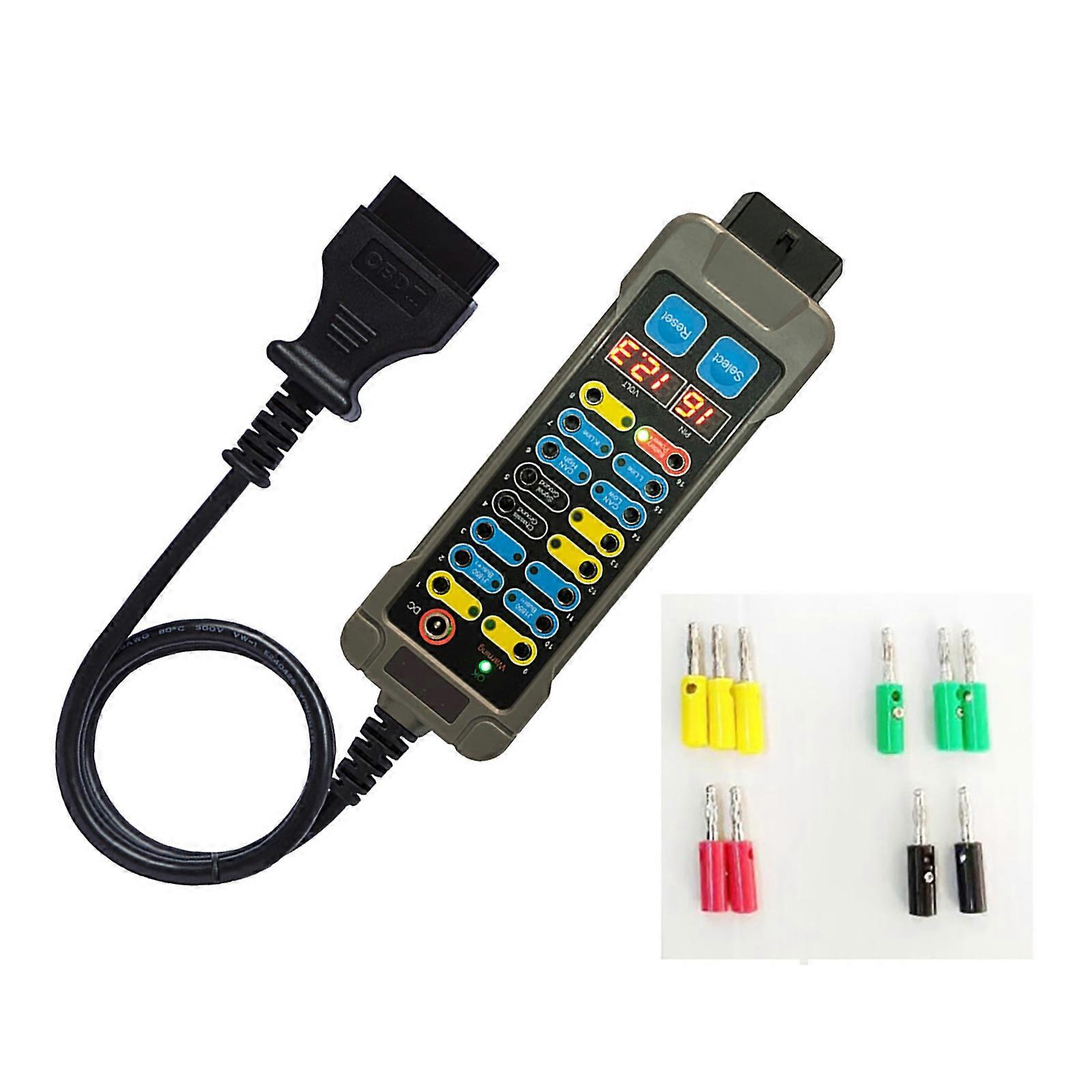 Professional Portable OBD Diagnostic Device for Car Motorcycle Truck and Excavators Circuit Fault Detection and Repair Multicolor