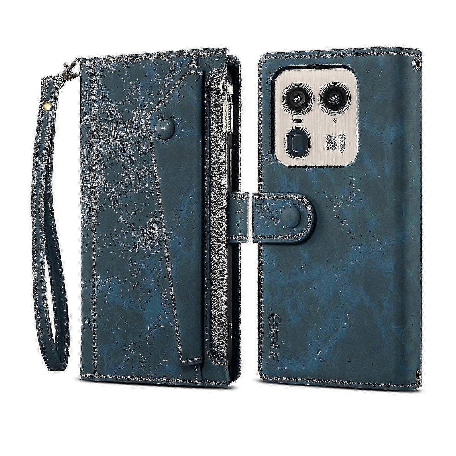 Frosted RFID Leather Retro Smartphone Case by ESEBLE