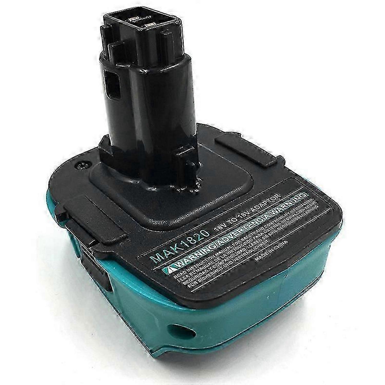 MAK1820 Adapter Converter for Makita 18V Li-Ion Battery BL1830 BL1860 for Dewalt DC9096 Ni-Cd Ni-Mh