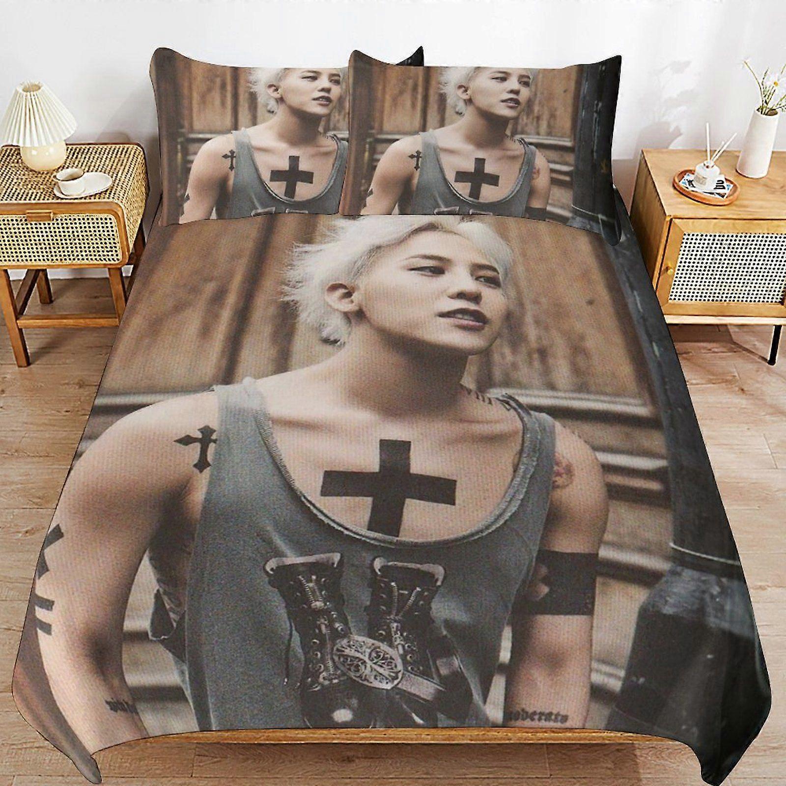 w55 G-DRAGON Hotel Style Sleep Texture Consistent Fabric Secure Fit Closure Duvet Cover Sets Advantage m55