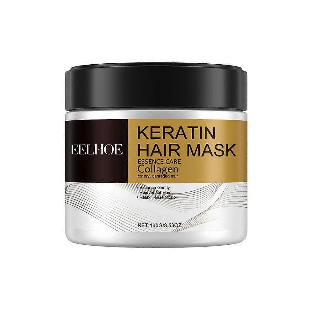 Collagen Hair Mask Deep Repair Treatment For All Hair Types 100ml Nourishes Strengthens