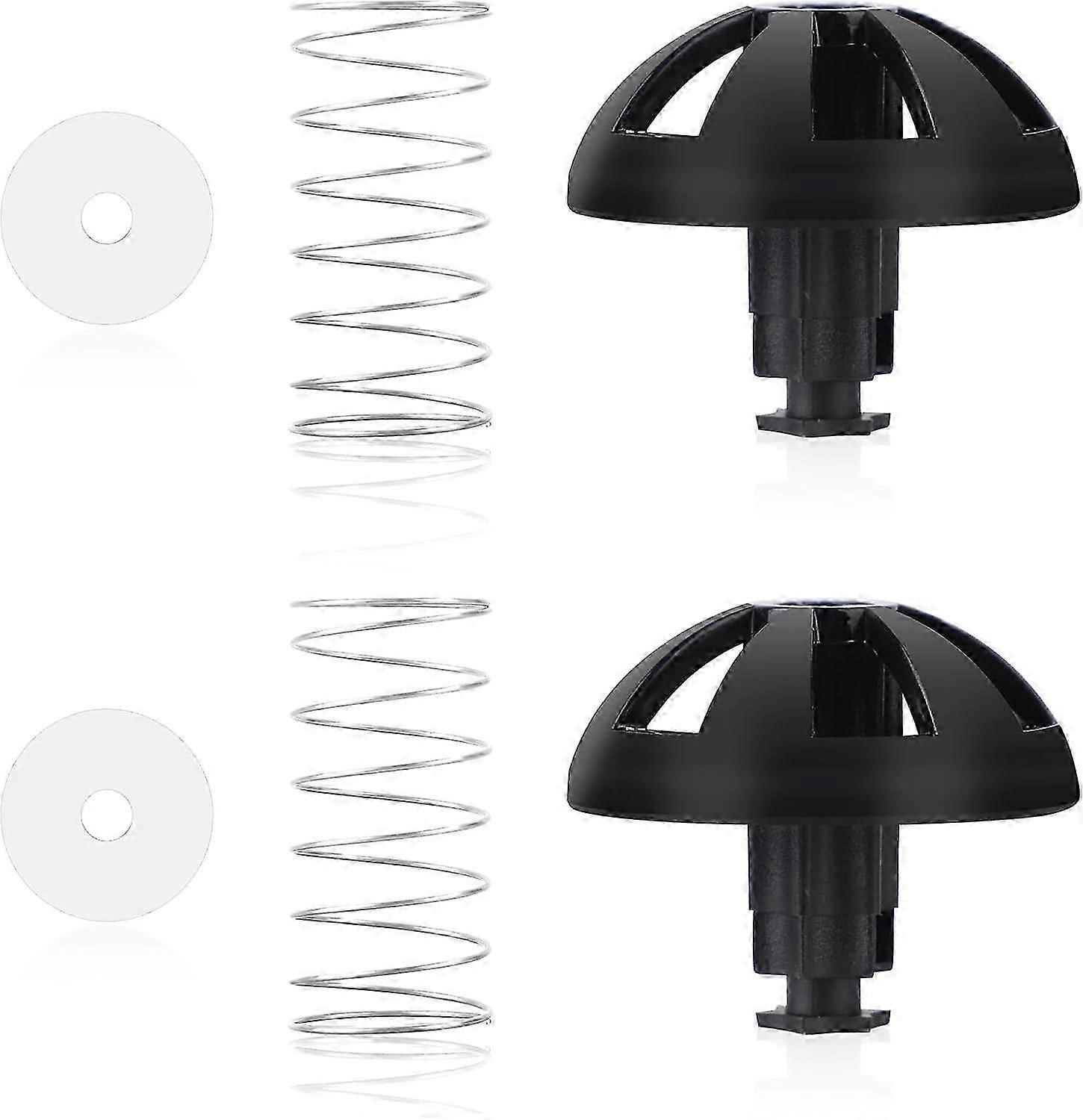 Spring loaded stopper for coffee machine brew basket 2 sets