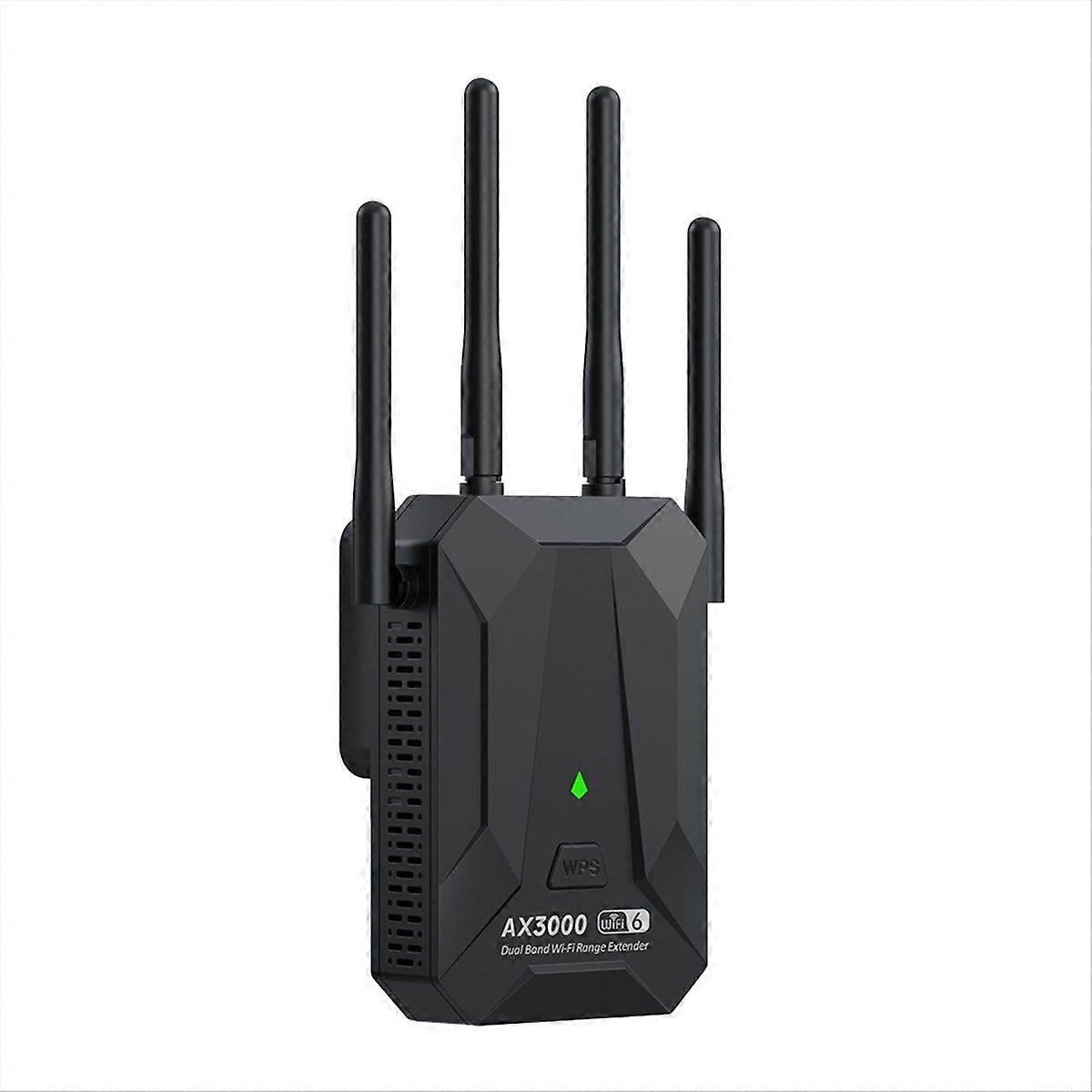 Dual Band WiFi6 3000Mbps Wireless Repeater 2.4Ghz 5GHz WiFi Extender WiFi 6 Amplifier Signal Expans