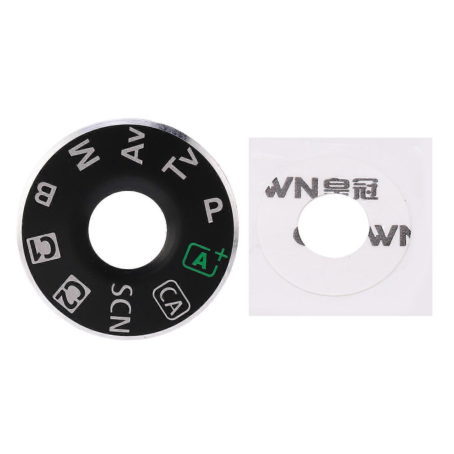 Camera Function Dial Cover Plate Mode Interface with Film Repair Accessory for 6D