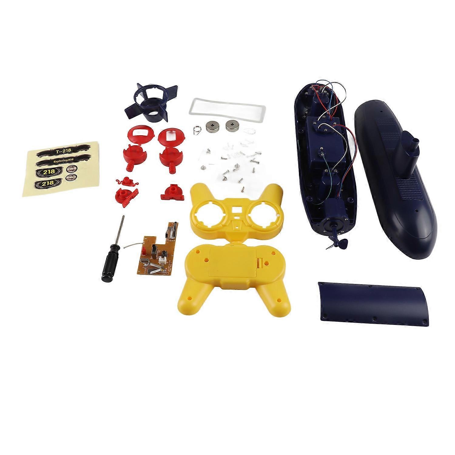 Small RC Submarine Versatile Educational Water Resistant Exquisite Look DIY Remote Control Submarine