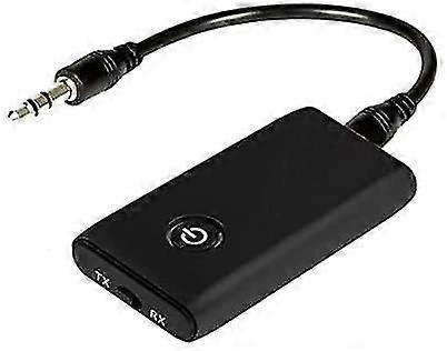 جهاز استقبال بلوتوث 5.0 ، محول بلوتوث 2 في 1 مقبس صغير محمول 3.5 ملم ، زمن انتقال منخفض متوافق مع أجهزة الصوت التي تعمل بالبلوتوث