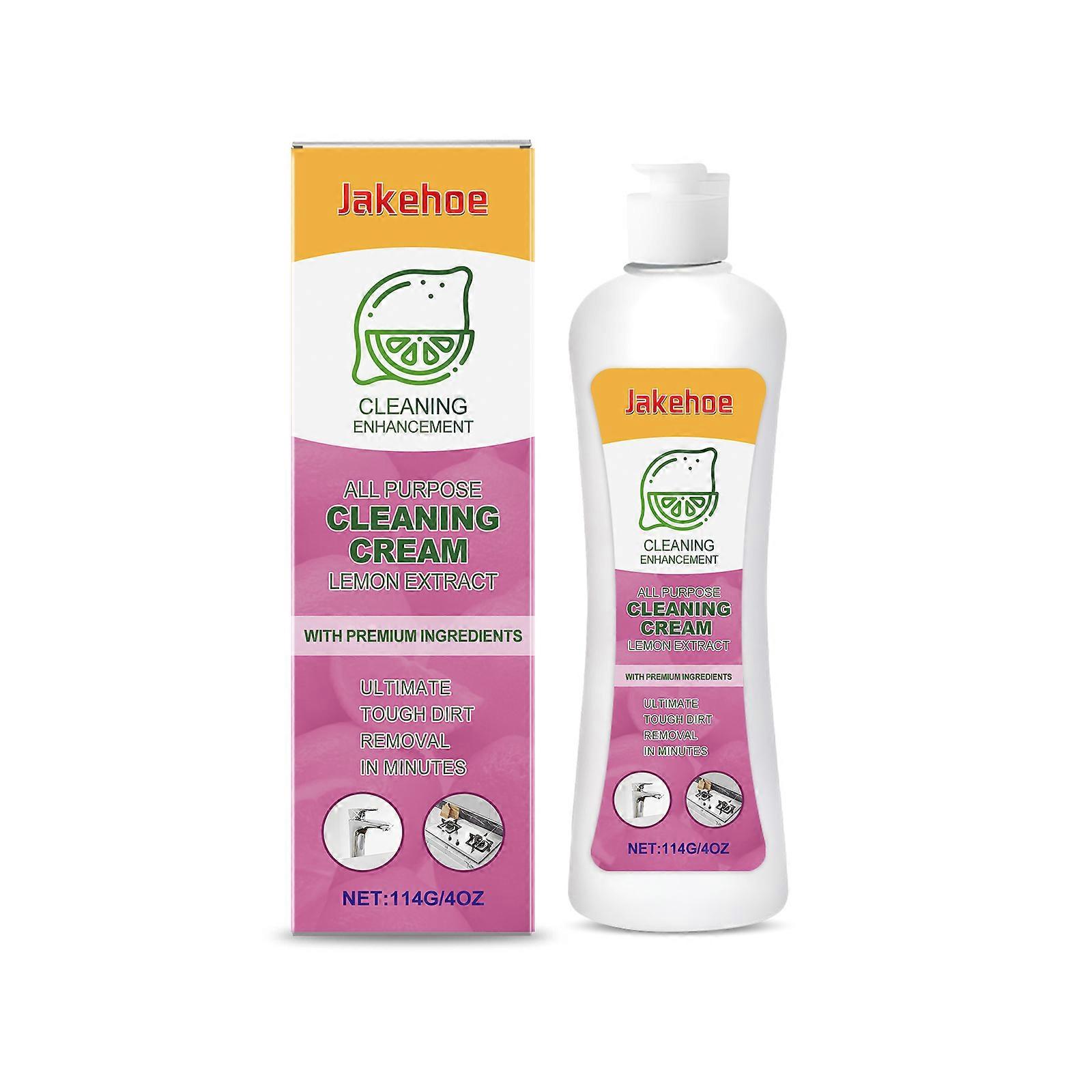 Jakehoe Multi-Functional Facial Cleanser Lemon Fragrance Mild Oil Removing Stain Removing Rust Multi-Functional Household Facial Cleanser