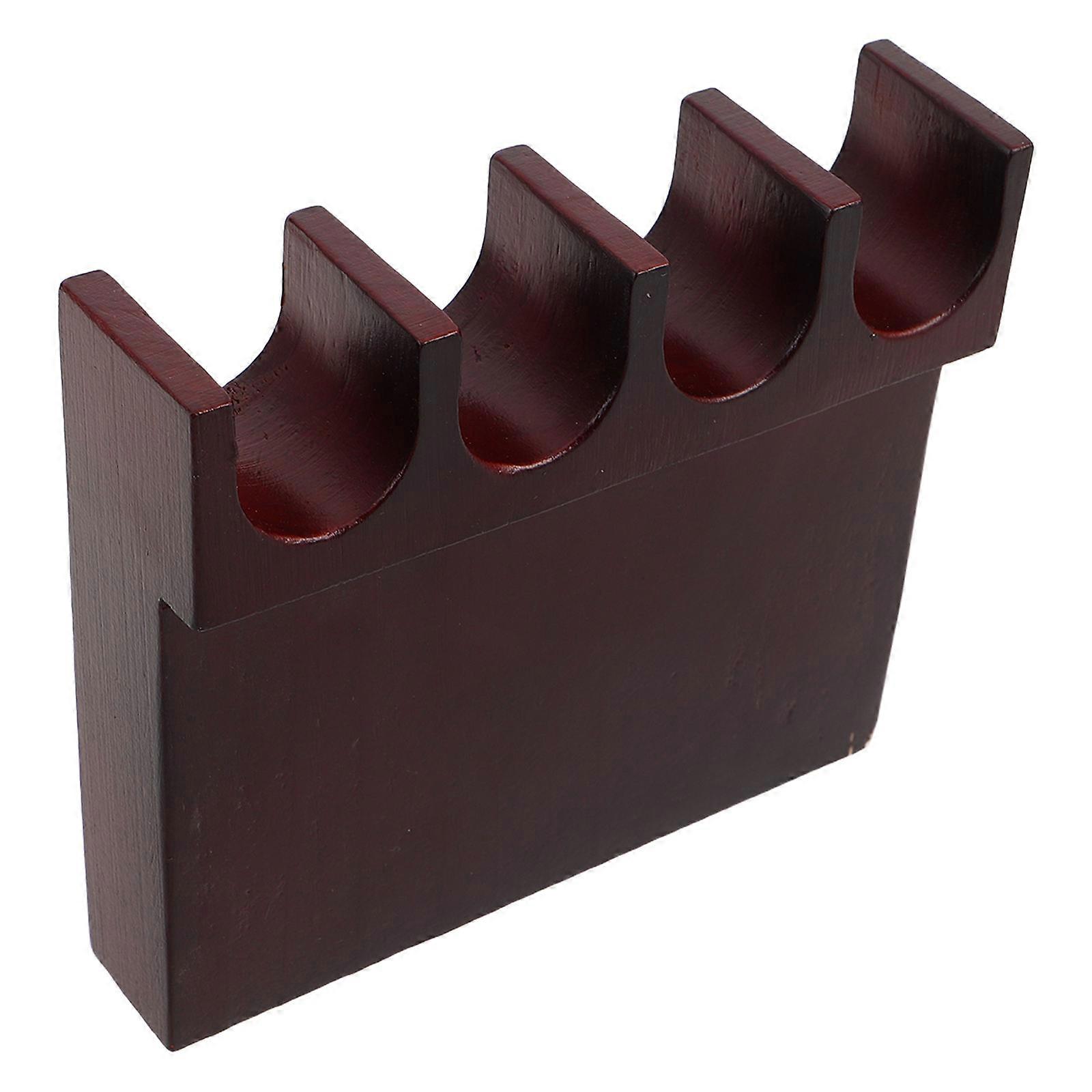 Pool Stick Holder Solid Wood Billiard Cue Holder for Home Use