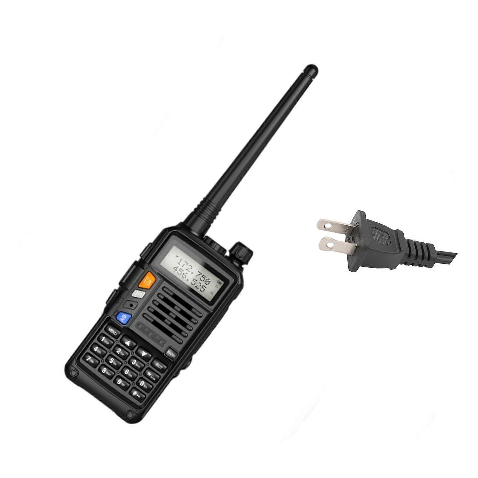 Heavy Duty Double Band Walkies Talkies 10W Output Build In Flashlight FM Radio Long Ranges Communication for Industrial Use Multicolor