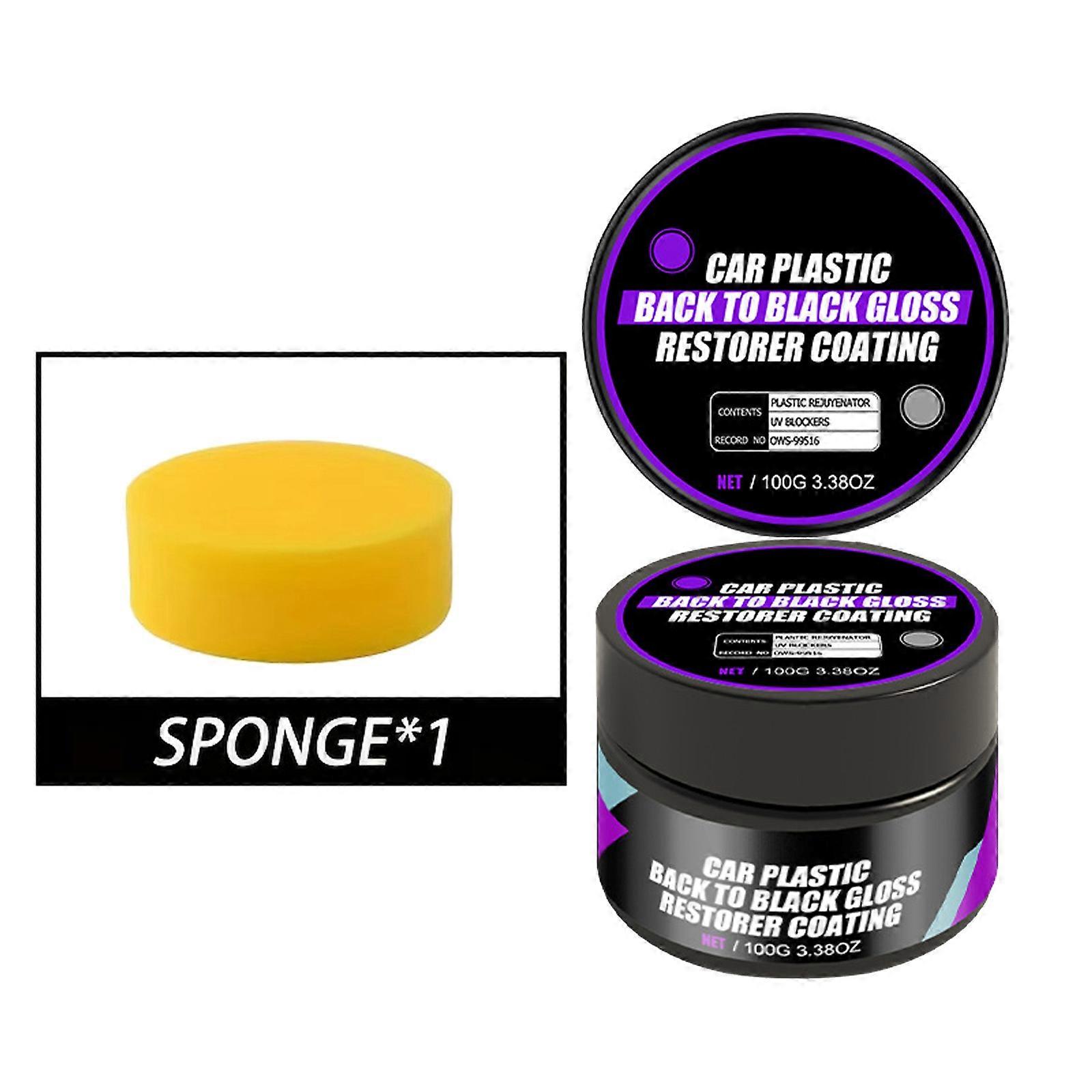 מושב רכב פלסטיק לקצץ Revitalizer קרם חזק רכב עור פלסטיק הגנה קרם סט עבור רכב פנים צבעוני