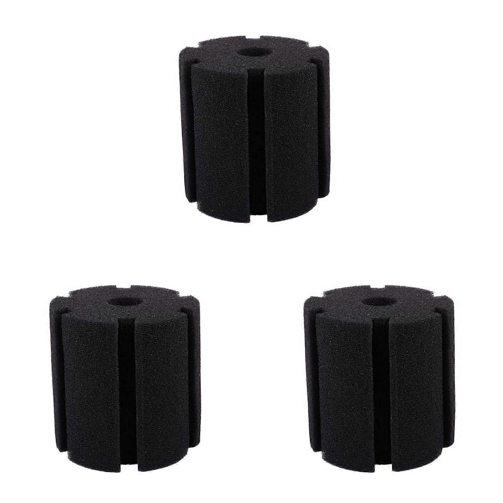 3X Aquarium Filter Biochemical Sponge Foam Replacement Black