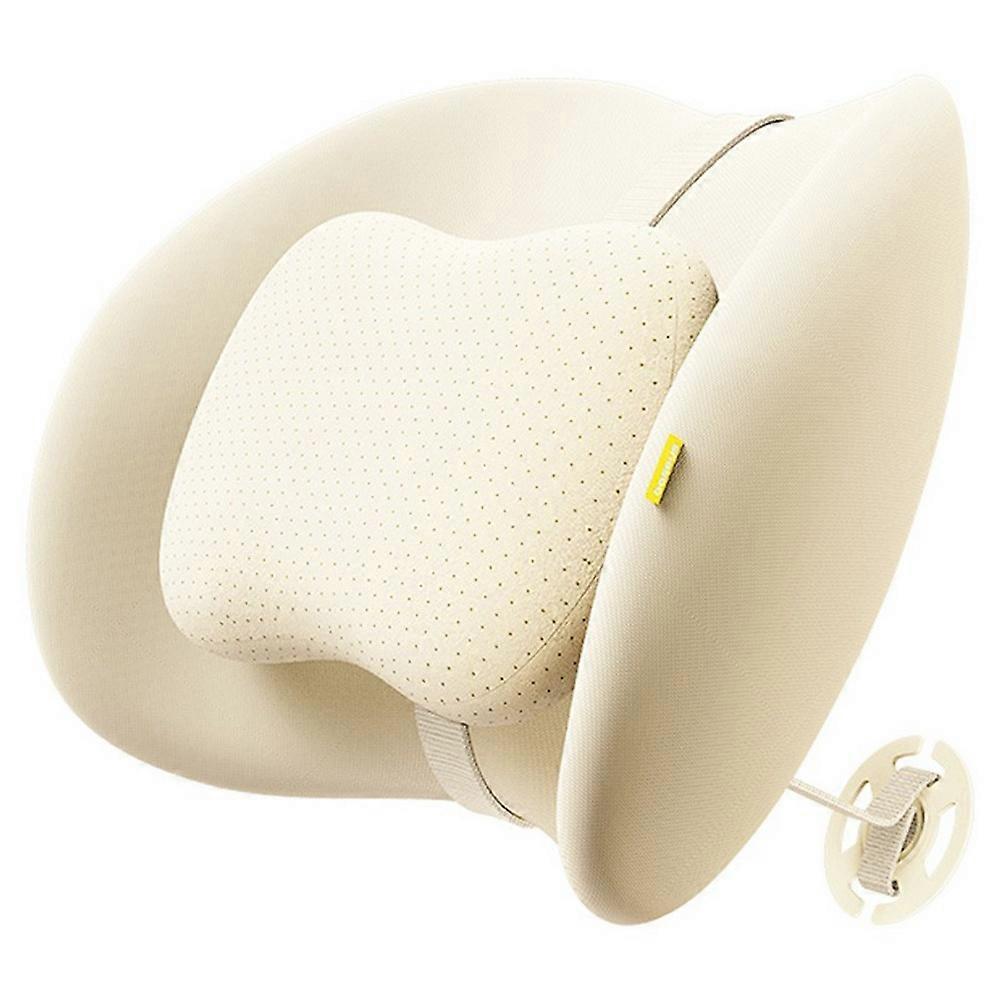 BASEUS PrimeTrip VH2 Double Layer Car Lumbar Pillow Memory Foam Lower Back Support Breathable for Ca