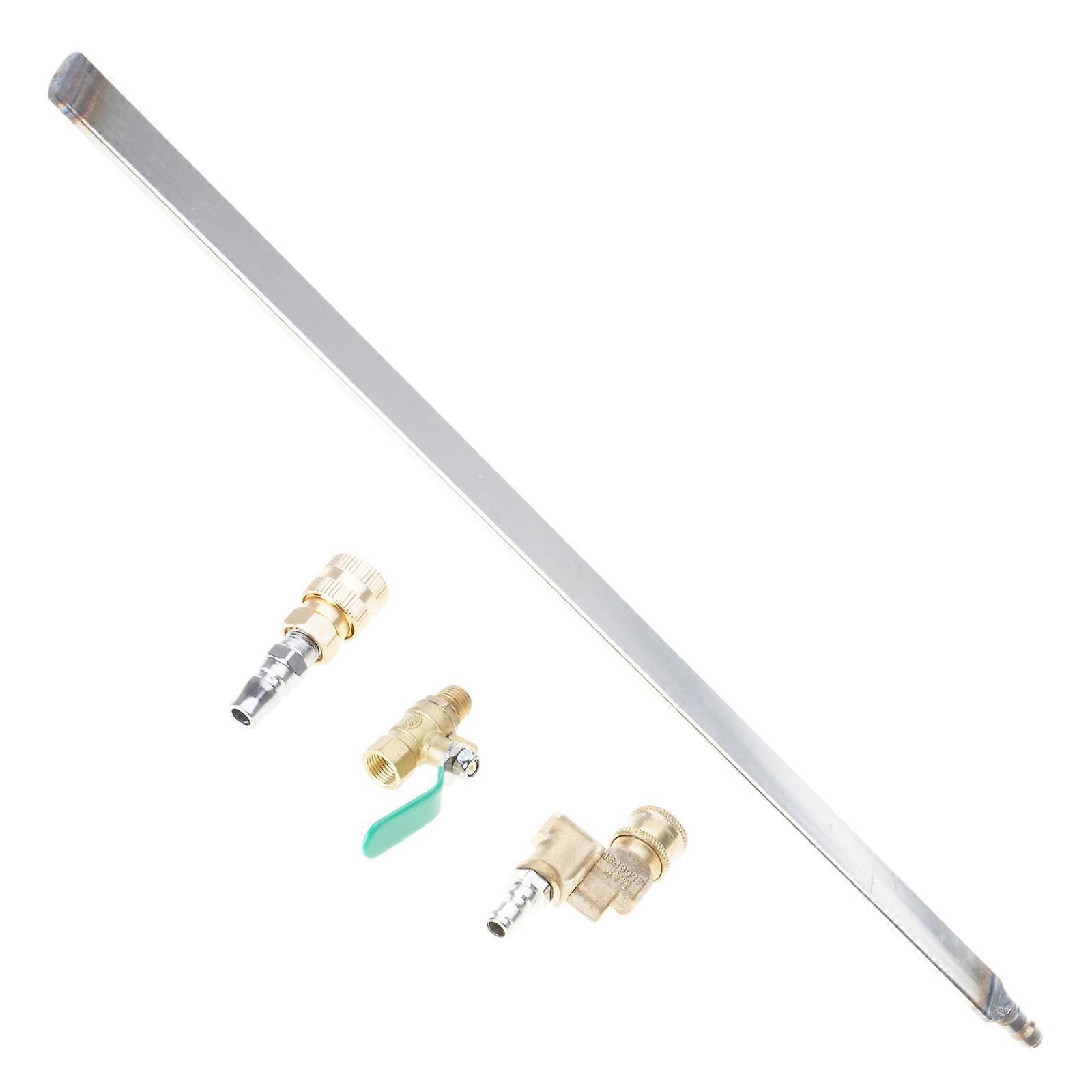 Heavy Duty 39 Inch Radiator Cleaner Tool For Tight Spaces Featuring Quick Connection Adapter&Multi Hole Sprayed Pattern Multicolor