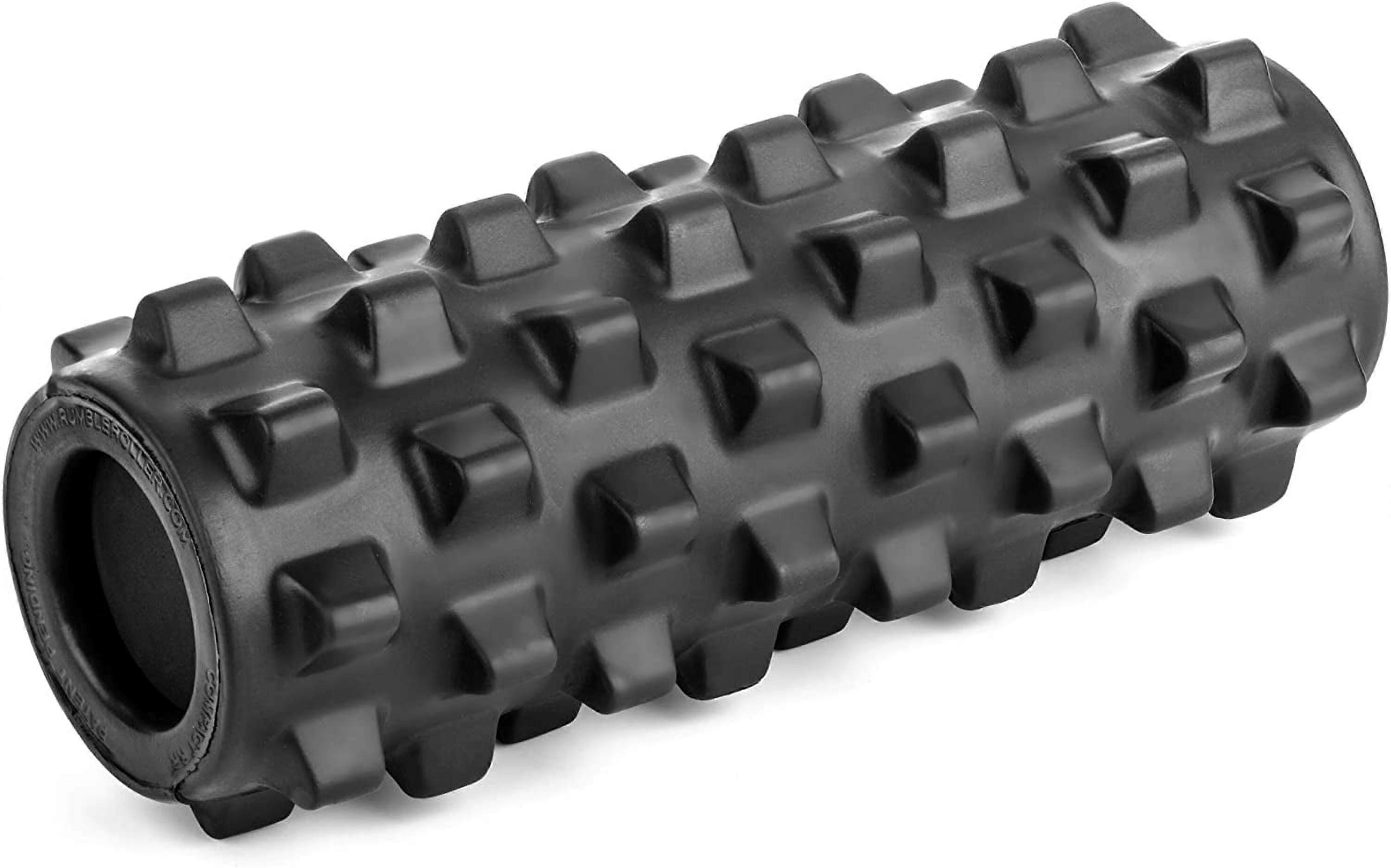 RumbleRoller Textured Muscle Foam Roller Improves Body Soft Tissue like a Massager