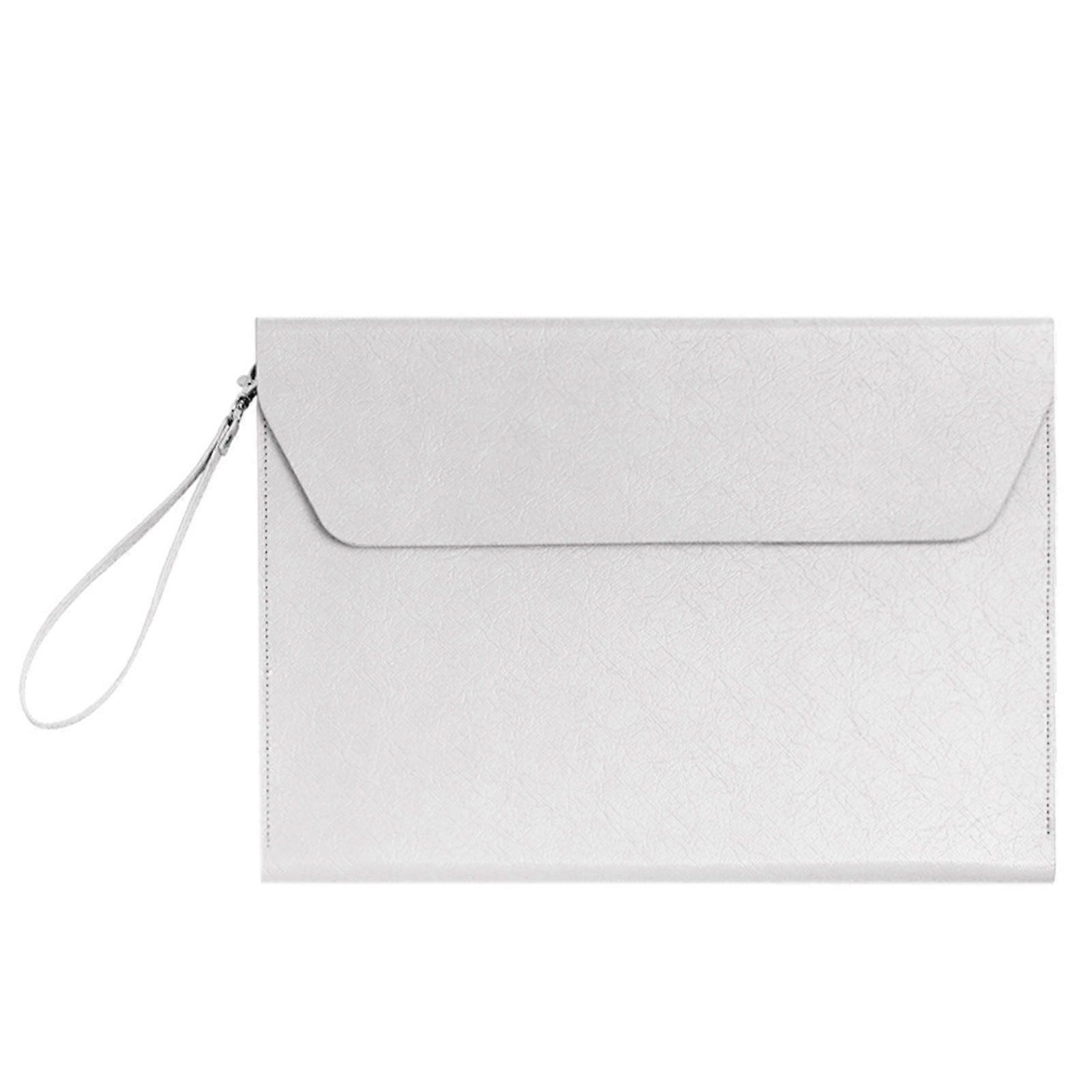 Waterproof Pu Leather A4 Document Folder Business Briefcase File Bag Document Paper Organiser Bag for School Office