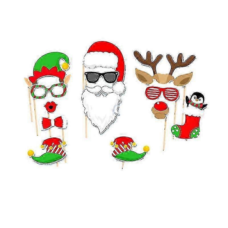 Christmas Mask Shooting Game with 32Pcs Funny Masks for Party Activities