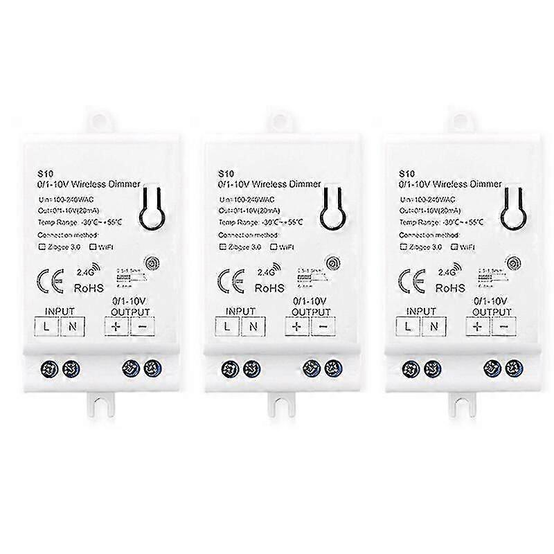 Great Tuya Smart Zigbee Led Controller 0-10v 1-10v Light Dimming Controller Smart Home Dimmer Det bästa valet JU