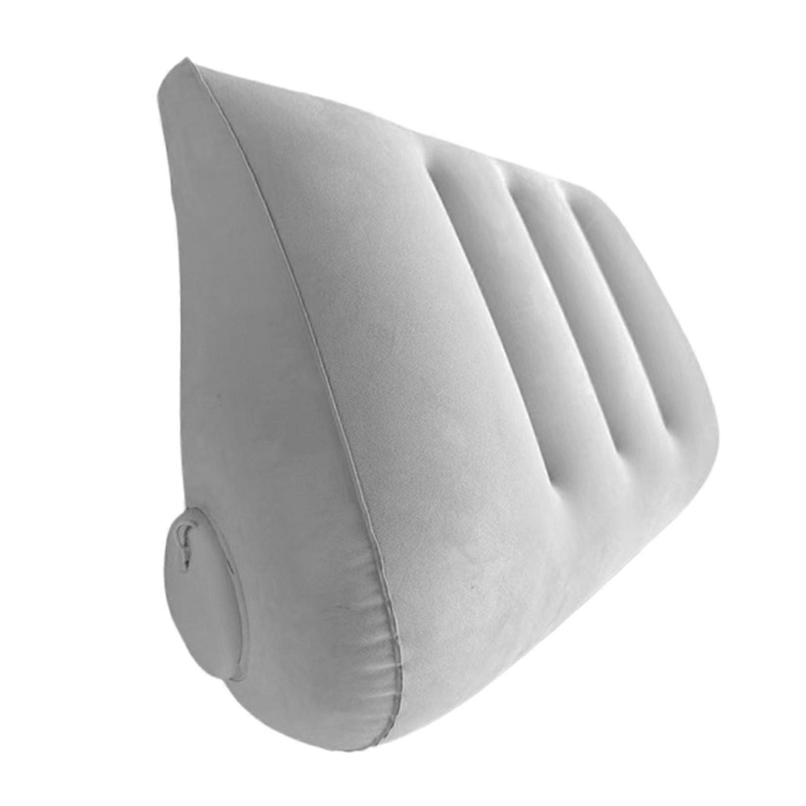 Press Type Inflatable Wedge Pillow, Portable Triangular Body Cushion for Posture Support