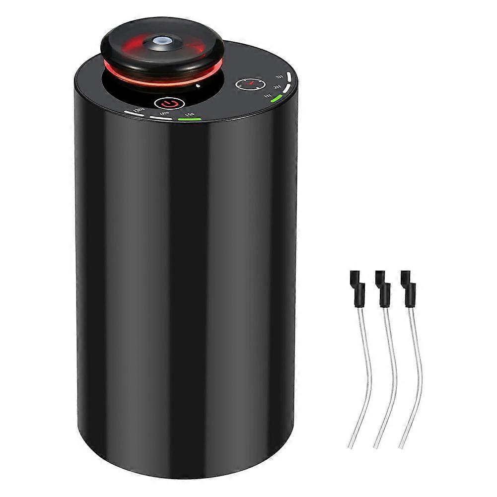 Waterless Diffuser for Essential Oil Nebulizer with 3 Mist Modes, 4 Timers, 7-Color LED - Aromatherapy Diffuser