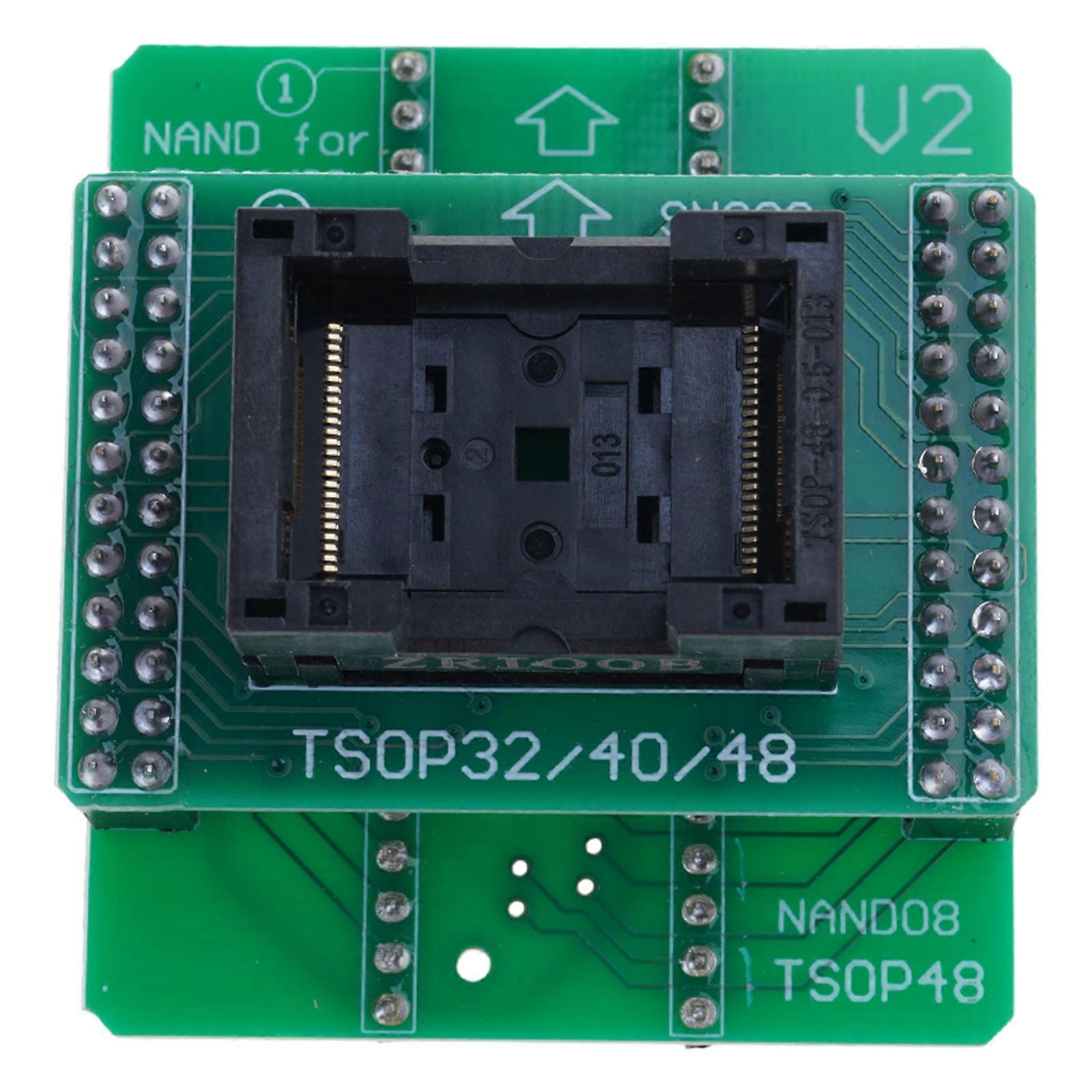 שקע מתאם NAND08 TSOP48 בעל מוליכות גבוהה עבור מתכנת TL866II Plus, שימוש אמין ויעיל, יישומים רב-צבעוניים