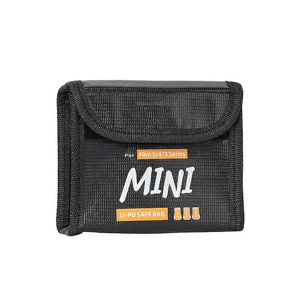 For DJI Mini Series Explosion Proof Battery Bag Flame Retardant Safe Storage Portable Case for 1-3 Batteries