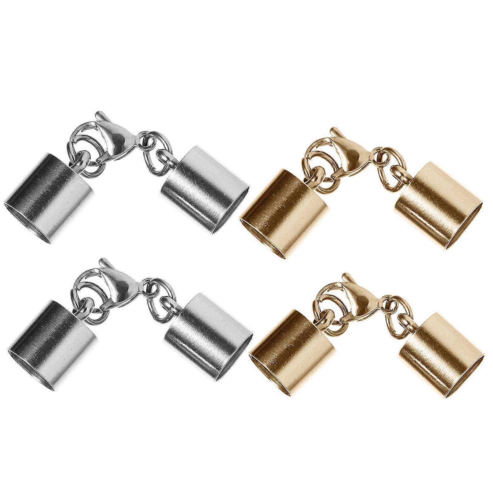 4Pcs Metal Clasp For Bracelets DIY Jewelry Buckles Suitable For Home Use And Shop Use Featuring Assorted Color And Durable Design