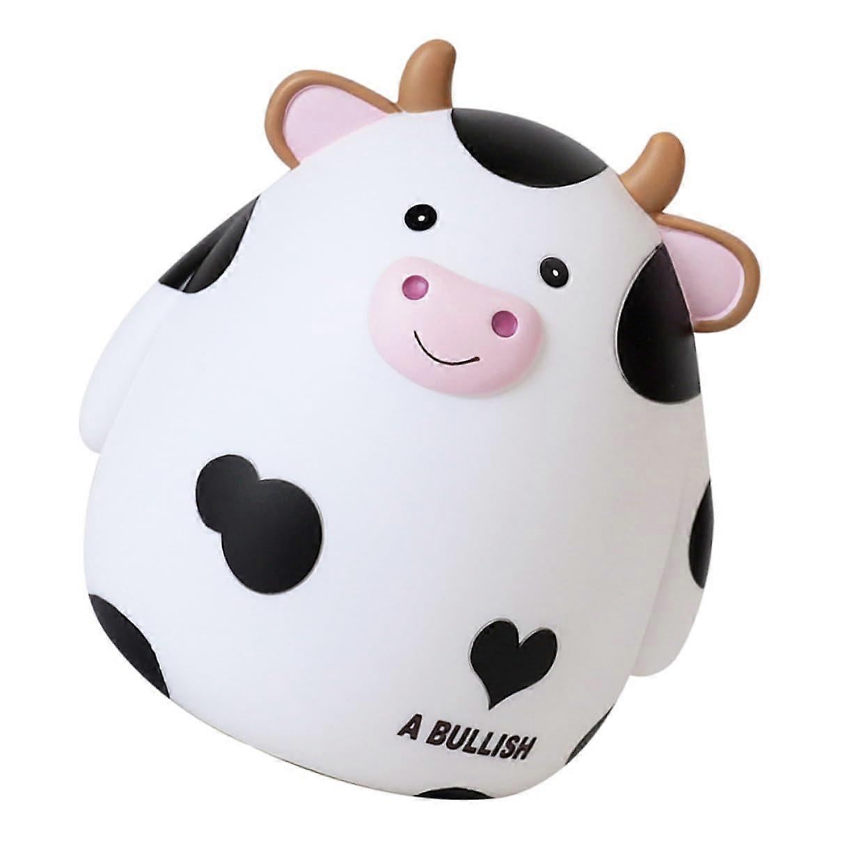Piggy Bank Coin Savings Jar Desk Ornament for Small Change Storage Random Color