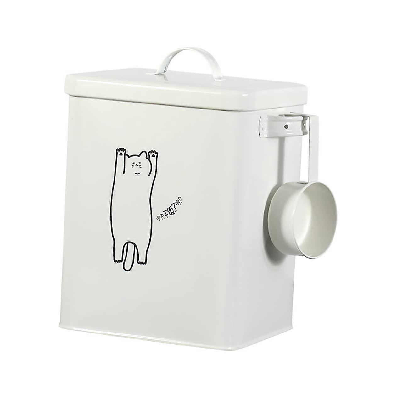 Pet Food Storage Bucket Sealed Container for Dog Cat Snacks 5 Gallon Moisture-Proof Easy Clean Design