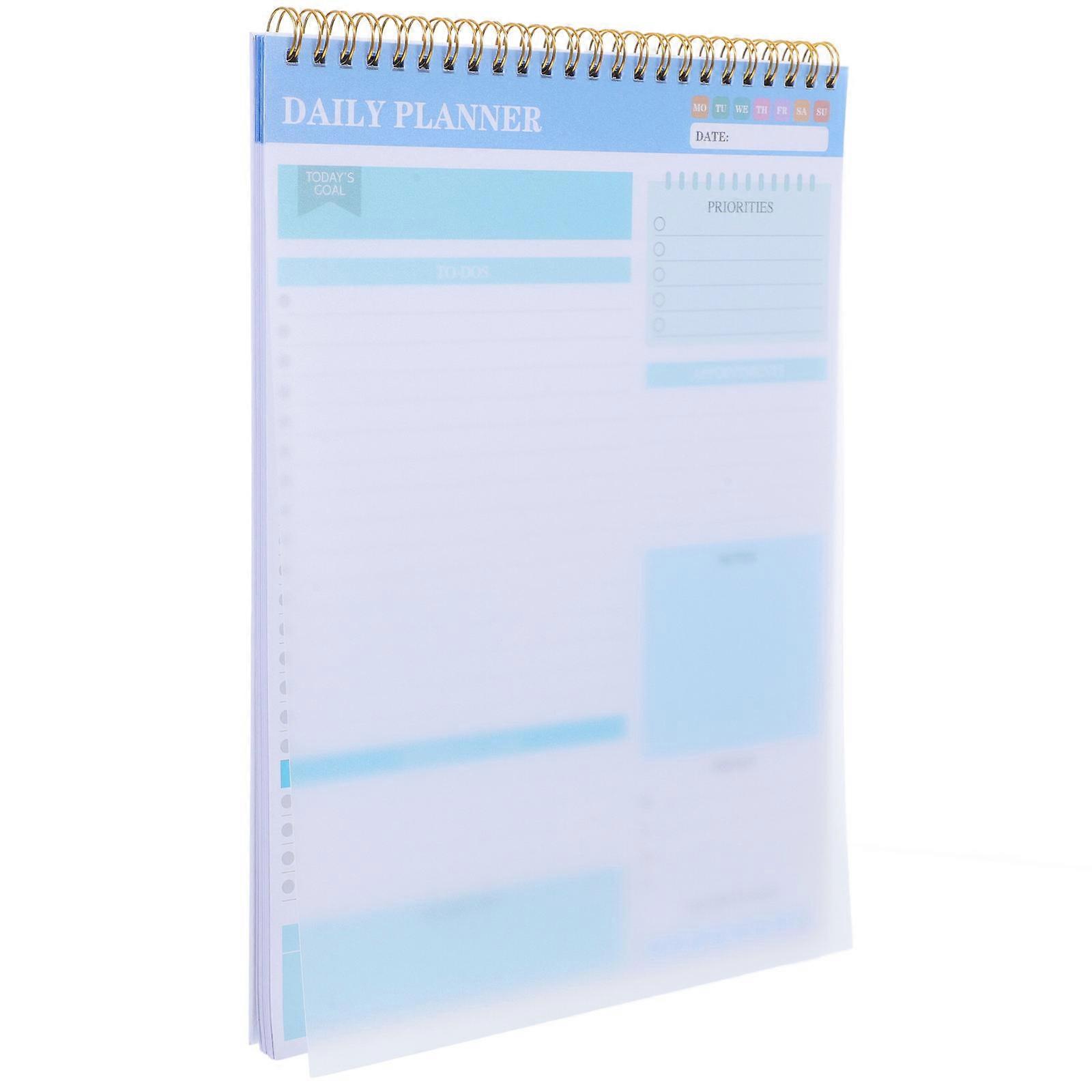 Daily Planner Notepad for Writing Undated to Do List Notebook for Work