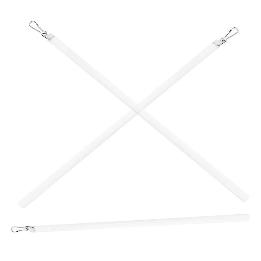 Window Blind Opener Acrylic Wand with Hook 3Pcs for Vertical Blinds